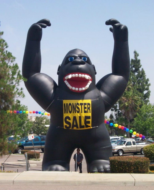 Miscellaneous Inflatables king kong 25'
